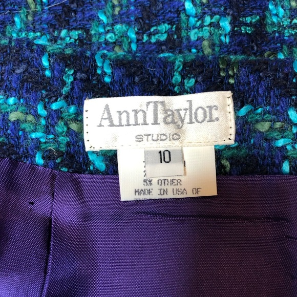 Vintage Ann Taylor | Tweed Pencil Skirt - Picture 5 of 7